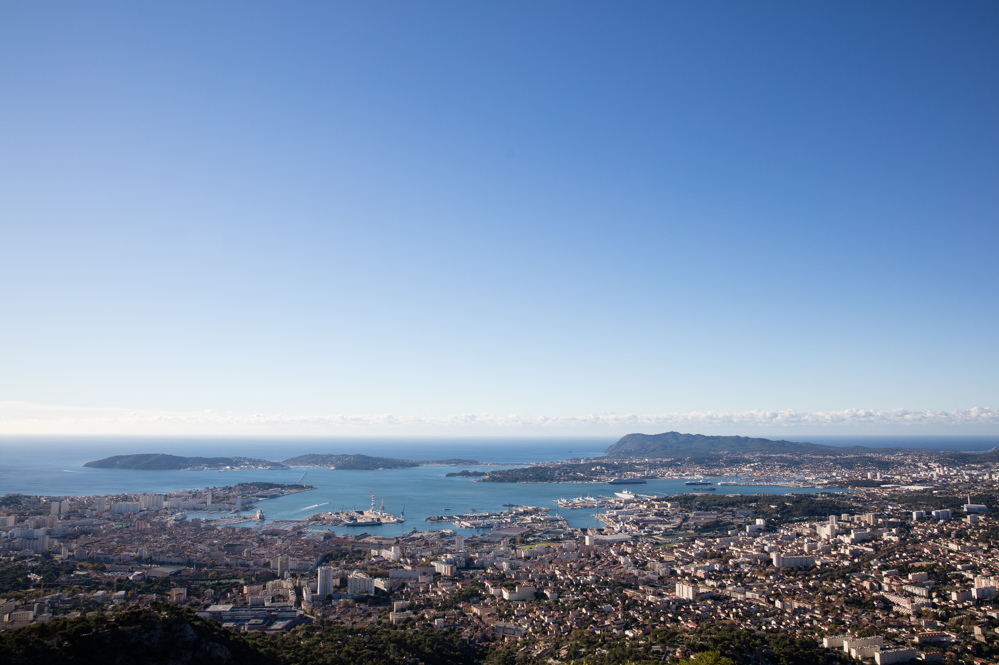 Toulon Vue de la Rade